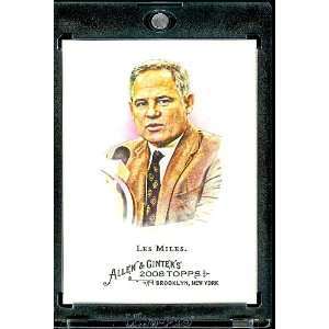  2008 Topps Allen and Ginter # 187 Les Miles ( LSU 