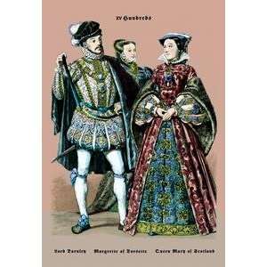  30 x 20 Canvas. Lord Darnley, Margarette of Dorsette, and 