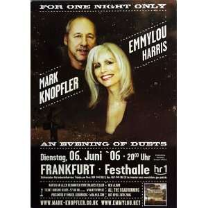 Mark Knopfler   One Night Only 2006   CONCERT   POSTER from GERMANY
