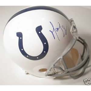 Marvin Harrison Autographed Indinapolis Colts Full Size Riddell Helmet