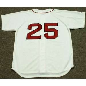 MIKE LOWELL Boston Red Sox Majestic Home Baseball Jersey