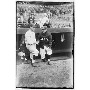   and Miller Huggins, manager, New York AL baseball 1925