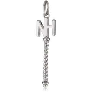 Nicky Hilton Sterling Silver NH Key Pendant, 16