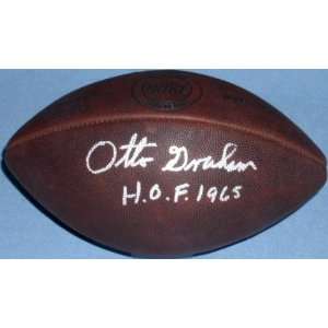  Otto Graham Autographed Football