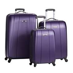 Delsey Shadow Luggage Collection, Purple