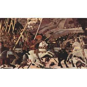 Hand Made Oil Reproduction   Paolo Uccello   24 x 14 inches   Battle 
