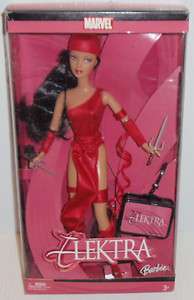 Barbie Marvel Elektra 2005 Figure  