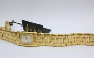 New Elgin Diamond Women Gold Dress Watch 27mm x 25 mm EG083  