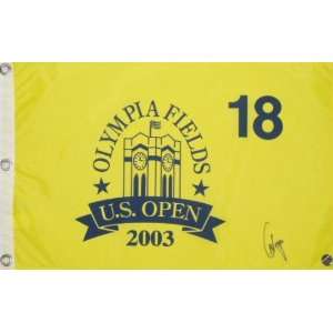 Paul Azinger Signed 2003 Olympia Fields US Open Pin Flag
