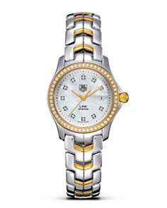 TAG Heuer Link Diamond Accented Watch with Bracelet, 27mm