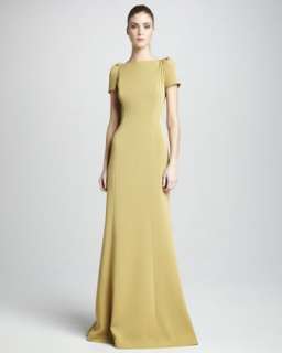 Top Refinements for Beaded Gold Gown