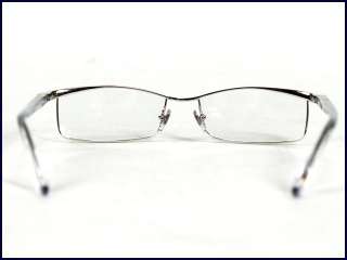 New + Case Original Starck Eyes Silver Metal Eyeglasses Frame by Alain 