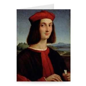 Portrait of the Young Pietro Bembo, 1504 6    Greeting Card (Pack of 
