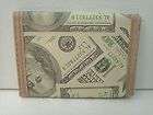 Hundred Dollar bill synthetic leather Velcro Wallet
