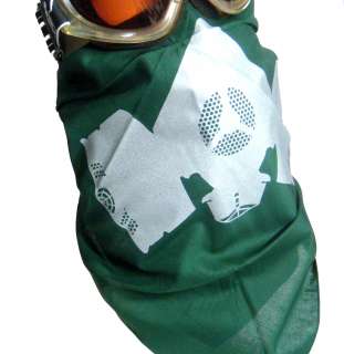   GAS MASK~ Army Green INSTA FACE BANDANA motorcycle snowboard ski mask