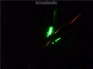 TWO GREEN LASER BEAM POINTER PENS 5mW *MILITARY POWER  