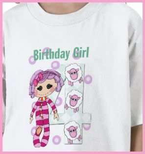   LALALOOPSY BIRTHDAY GIRL featherbed iron on t shirt transfer 4   8