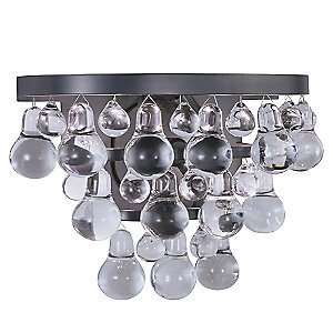  Robert Abbey Bling Collection Nickel Finish Wall Sconce 