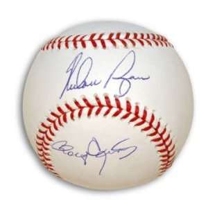 Roger Clemens and Nolan Ryan Signed MLB Baseball