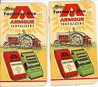Armour Fertilizers Chemical Farmers Use 2 tablets 1961