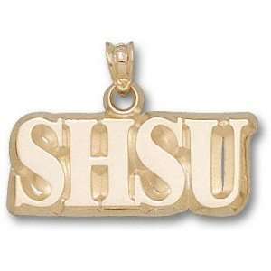 Sam Houston St. Bearkats 10K Gold SHSU 3/8 Pendant