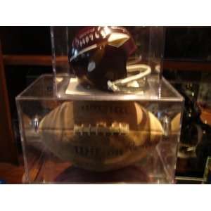 Sammy Baugh Signed Mini Helmet COA & Pic   Autographed NFL Mini 