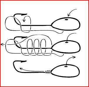 Mormyshka Ice Fishing Jigs Knot