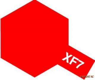Tamiya 81707 XF 7 Acrylic Paint (Flat Red) 10ml XF7  