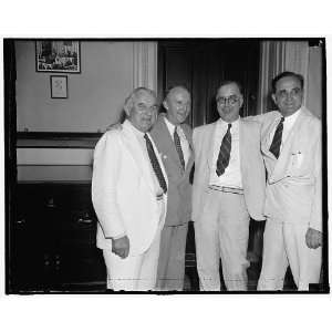   Black, Sen. Schwellenbach, Sen. Sherman Minton 1937