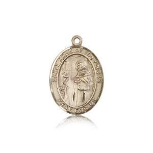 14kt Gold St. Saint John of the Cross Medal 1 x 3/4 Inches 7231KT No 