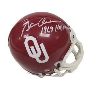  Steve Owens Autographed/Signed Mini Helmet Sports 