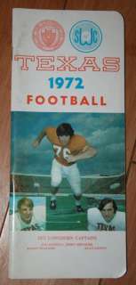 UT Texas College Football Media Guide 1972 SWC  