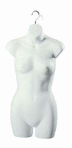 Hanging FEMALE FULL Body Form Display Mannequin   WHITE  