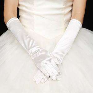   Bridal Satin Gloves for Wedding Opera Prom Dress Suit Party Evening