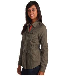   Jacket Medium Jackets w/ Shoulder Epaulets Zip Front Ripcurl M  