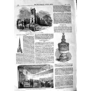   1850 KINGS NORTON CHURCH THOMAS ABECKET BANK ENGLAND