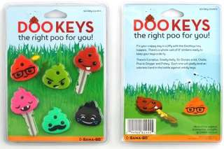 Gama Go Dookeys Silicone Poo Key Caps / Covers / Toppers   6pk 