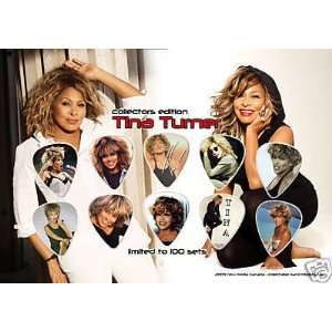 Tina Turner Guitar Pick Display Limited To 100