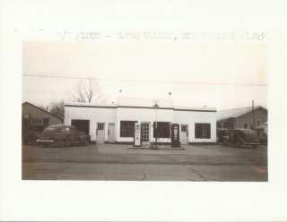 Old Photo Lion Gas Station Water Valley MS 1949 Gas Pumps  