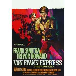  Von Ryan s Express (1965) 27 x 40 Movie Poster Belgian 