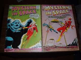 Mystery in Space 55 116  nice run  48 total issues  