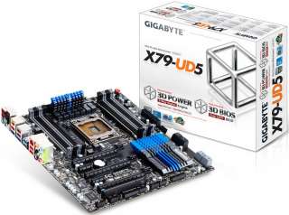 Gigabyte GA X79 UD5 Intel X79 LGA 2011 Extended ATX Intel Motherboard 
