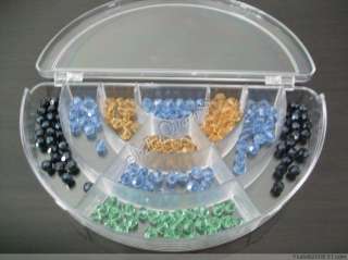 10 slot Jewelry Bead Travel Box Display Case Organizer  