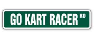 GO KART RACER Street Sign go karts racing parts cart carts team trophy 