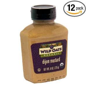 Wild Oats Organic Dijon Mustard, 8 Ounce Grocery & Gourmet Food