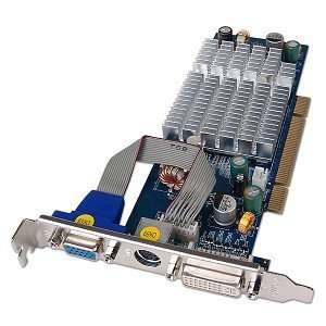   GeForce 6200 128MB DDR PCI Video Card with VGA TV DVI Electronics