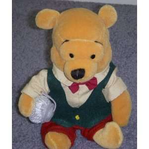   Vintage Style Country Christmas Winnie the Pooh 8 Plush Bean Bag Doll