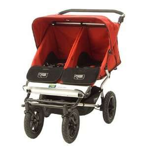  Mountain Buggy Urban Double Elite Stroller in Red Baby
