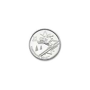  25 cent Alpine Skiing Circulation Coin Vancouver 2010 