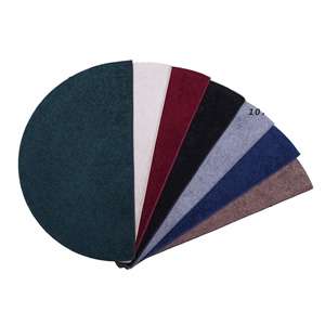 Flame 4 Half Round Polyester Fireplace Hearth Rugs  